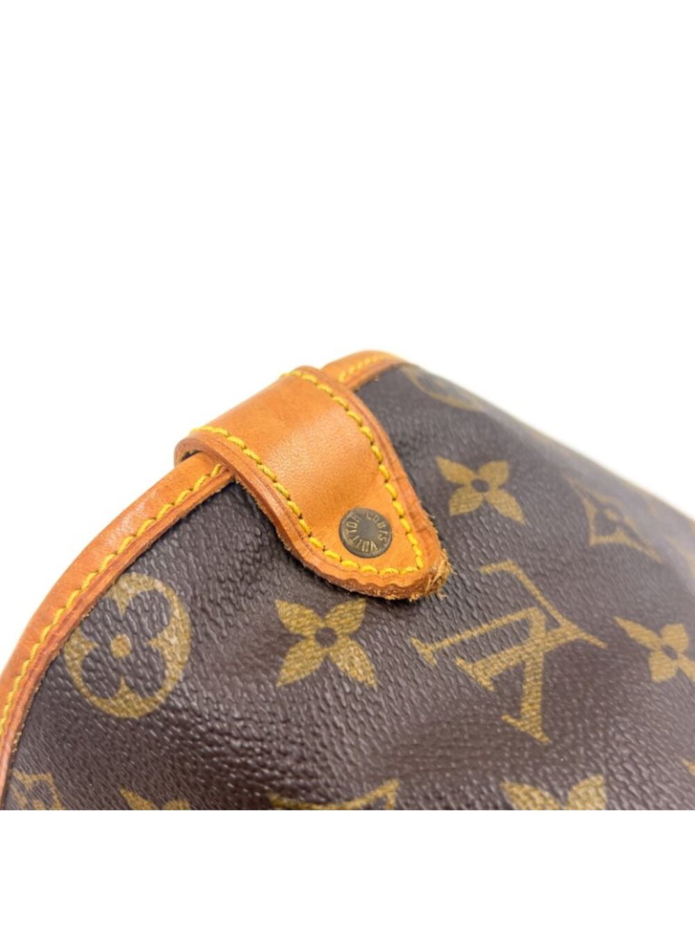Louis Vuitton Saumur 35 Monogram Leather Brown Light Shoulder Bag Gold - Picture 9 of 15